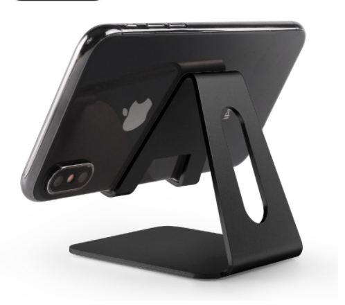 Desk Cell Phone Stand Phone Holder, Aluminum Phone Cradle Dock for iPhone 15 14 13 12 pro Mini 11 X Xs max 8 7 6 6s Plus SE Samsung All Smart Phones